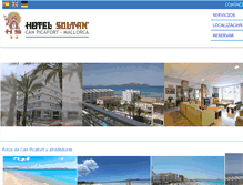 Tablet Screenshot of hotelsultan.es